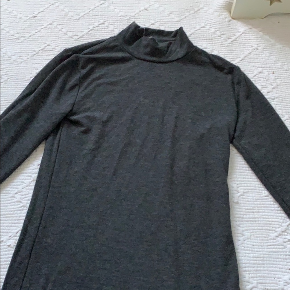 forever 21 grey turtleneck long sleeve